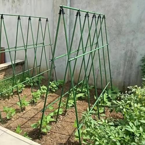 1 set yeşil bahçe leri, (27 direk + bağlantı borusu + 6 toka + 3 a-tırmık), üzüm salatalık fasulye tırmanma çerçevesi, gül bitki standı çubuğu, serbestçe yüksekliği ayarlama i̇çin birleştirilebilir