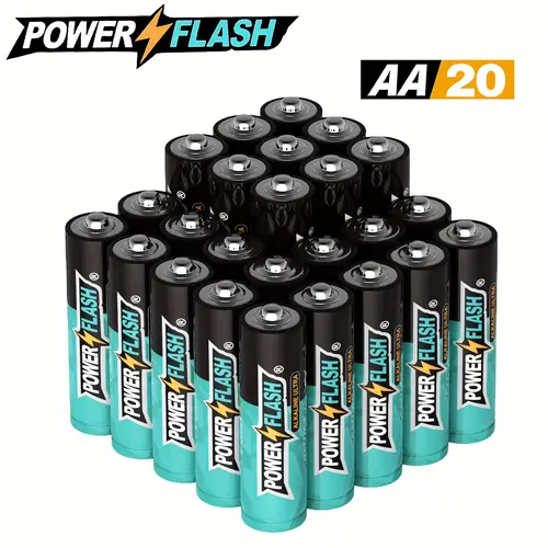 aa 20pcs batteries lr6 batteries for household devices durable and long lasting
