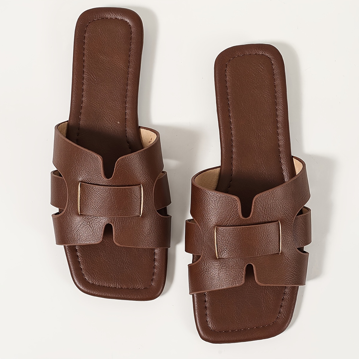 imagen del artículo 918 baojiao chanclas casuales de moda para mujer, estilo   de  /verano color  , pantuflas para exterior, sandalias cómodas   de tacón   para mujer, zapatos de playa para mujer, nuevas sandalias tipo chancla   para mujer, chanclas sencillas de exterior de tacón