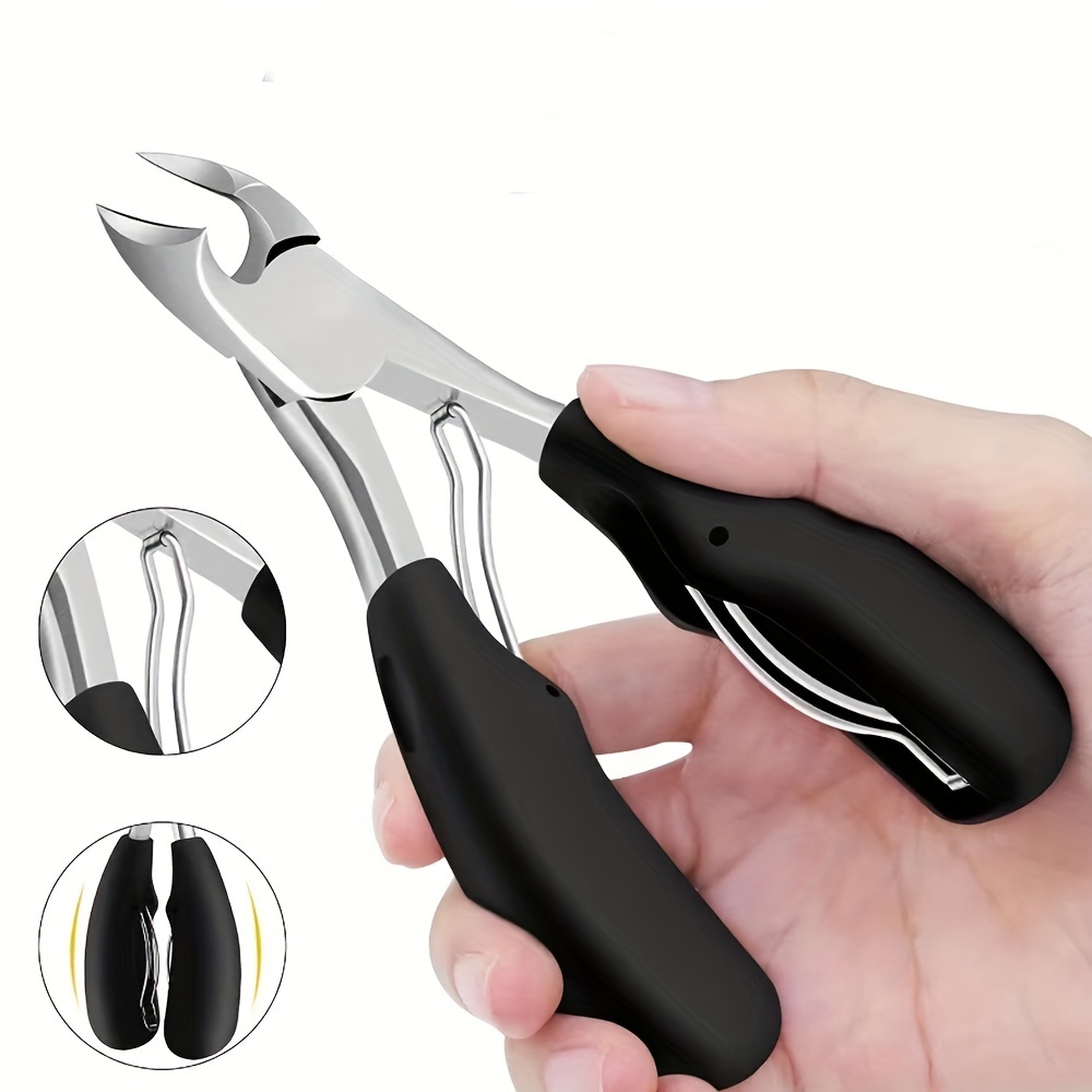 

Podiatrist Toenail Clippers, Professional Thick & Ingrown Toe Nail Clippers For Men & Seniors, Pedicure Clippers Toenail Cutters, Super Sharp Curved Blade Grooming Tool