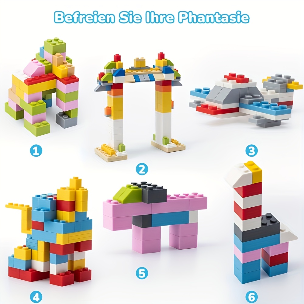 1001pcs Teen Building Blocks DIY Assembly Toy