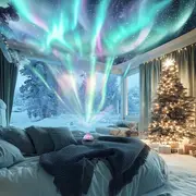 ball contains beautiful northern lights a of light color rotation usb plug in remote control light effect suitable for bedroom living room party details 1