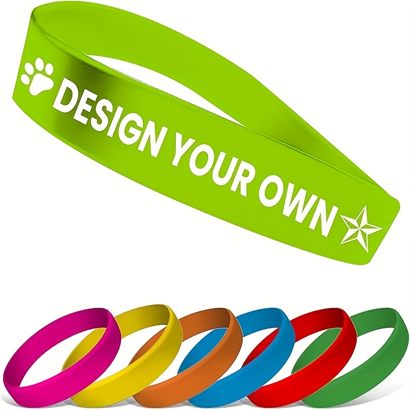 99pcs Custom Silicone Wristbands for Events and Promotions