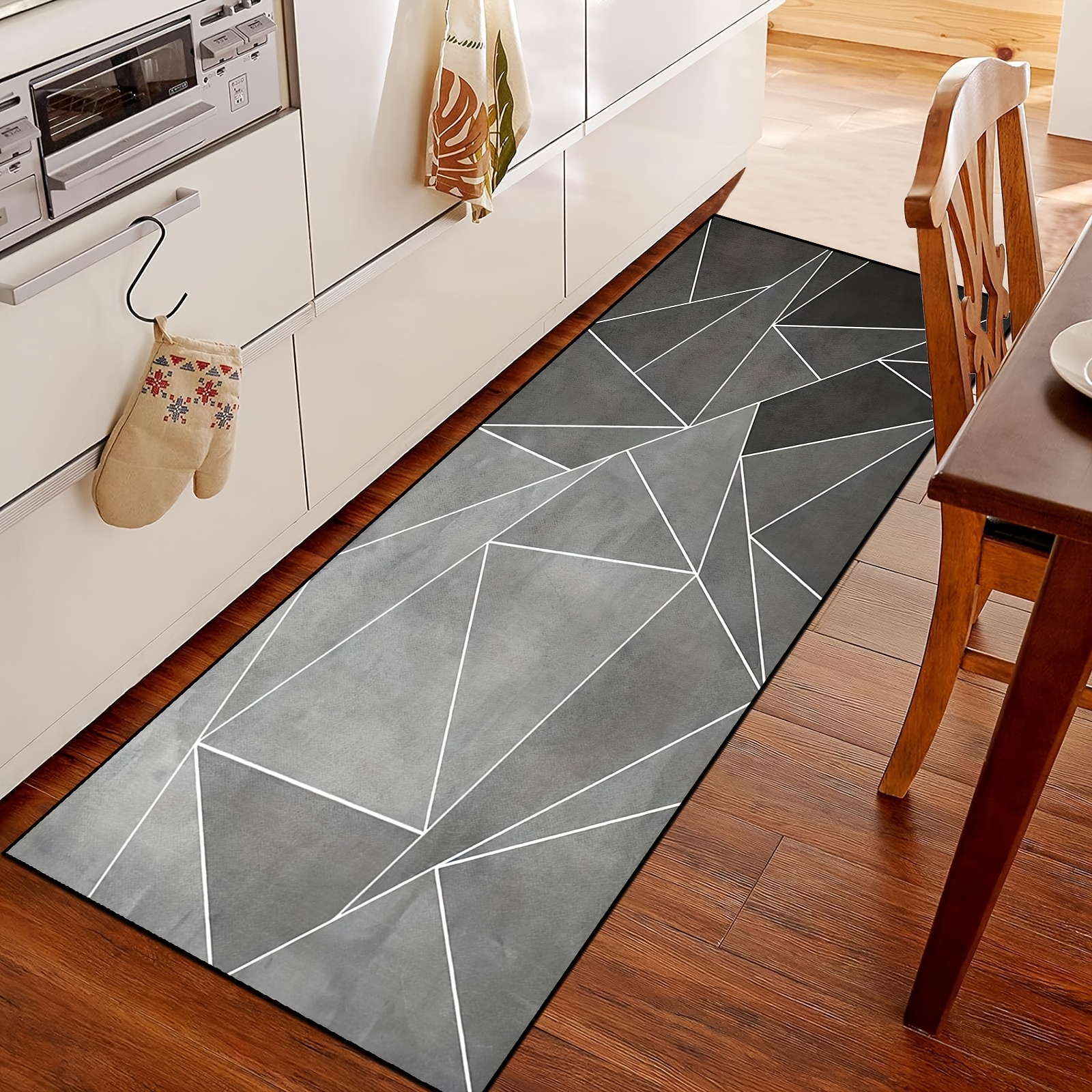 TEMU 1pc, Diatomite Material, Kitchen Mat, Long Runner Mat, Bathroom Non-slip Mat, Doormat, Laundry Room Mat, Non-slip Safety - Ideal For Bathrooms,