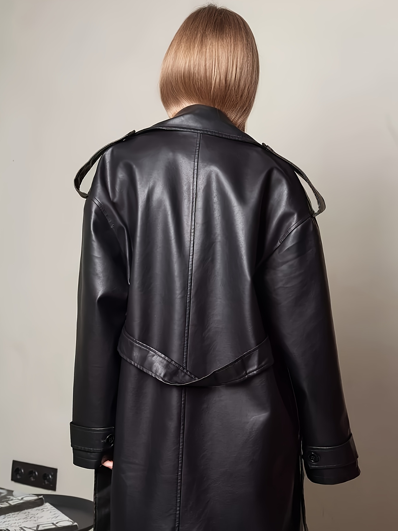 Gürtel Schwarzer Mantel Damen H&m Aftf Basic Damen Trenchcoat