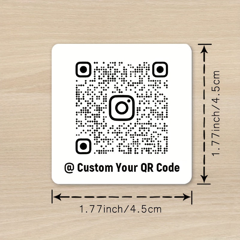Custom Stickers 4.5cm Square 96pcs - White/clear Vinyl Labels For Business Packaging & Marketing
