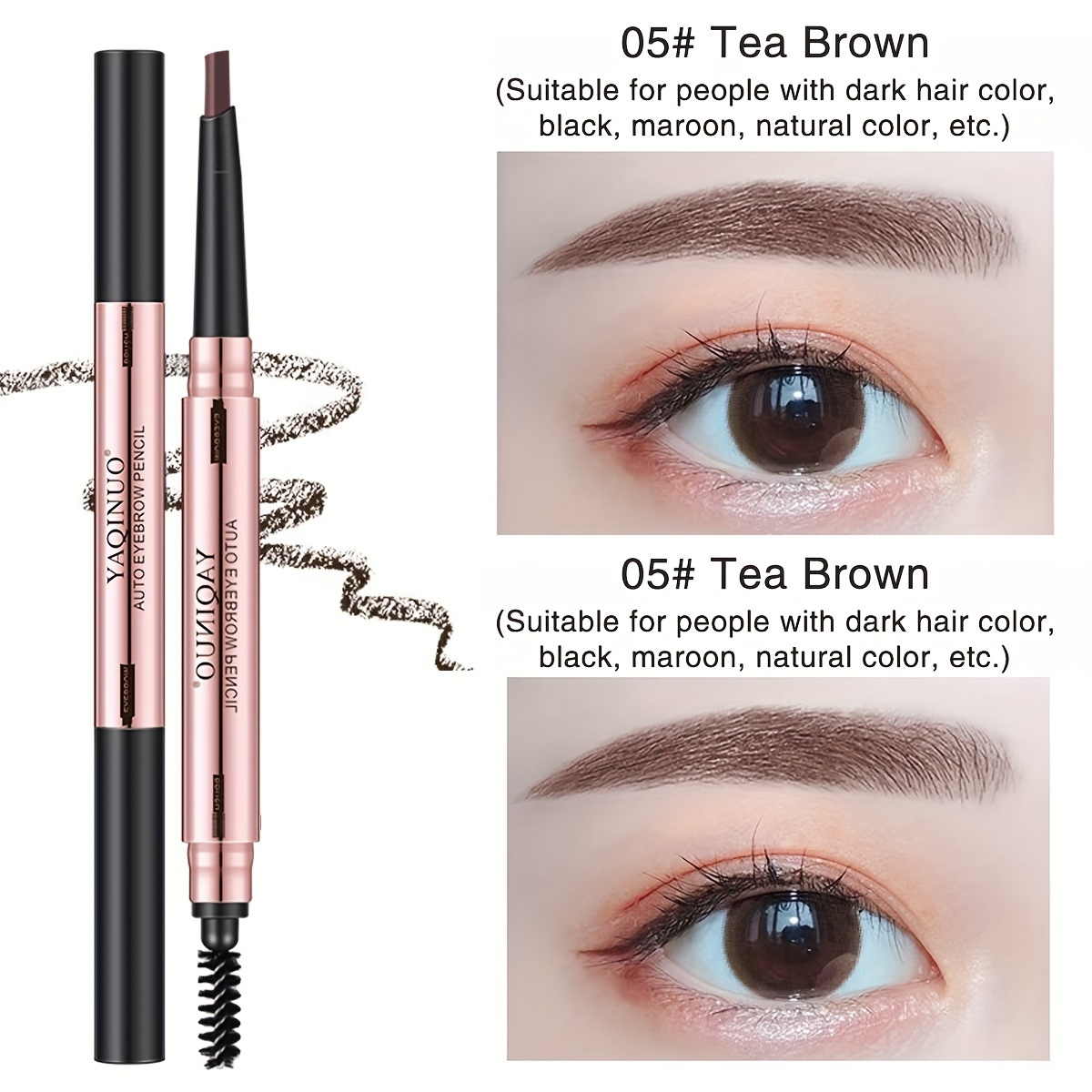 Delicate Eyebrow Pen Waterproof Sweat Resistant Long Lasting - Temu