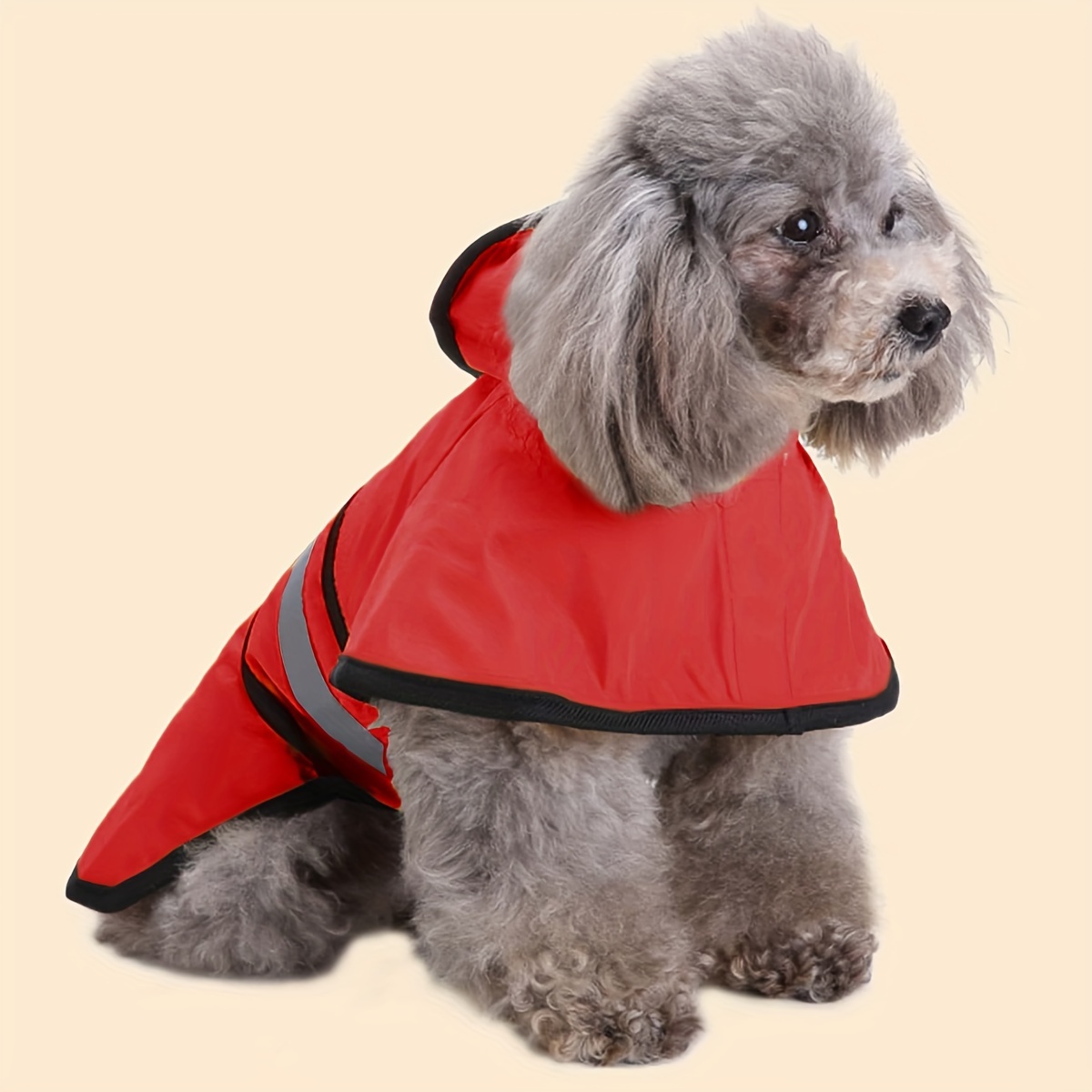 pet raincoat adjustable dog raincoat thin and suitable for   with   waterproof performance   in 3 colors yellow blue and red complete sizes xs   xl 2xl 3xl 4xl suitable for   breeds 8