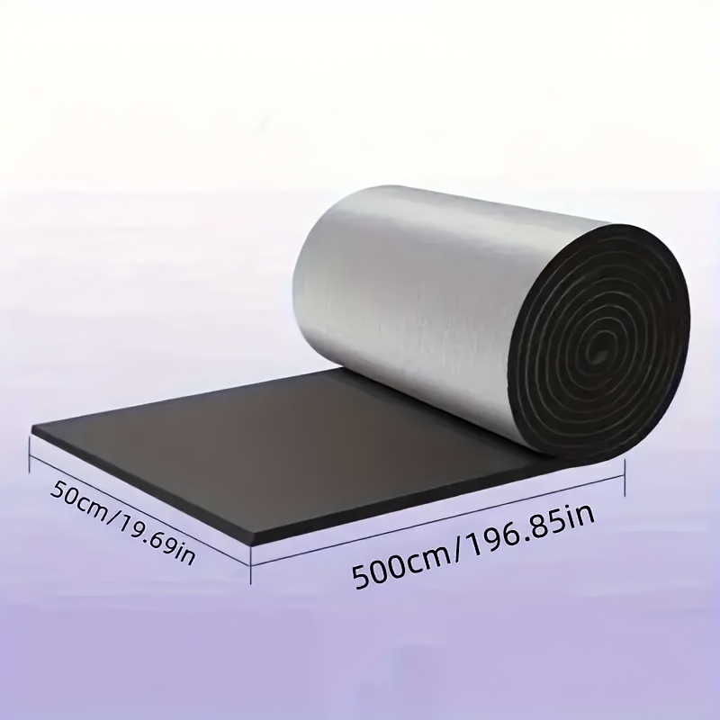 TEMU High-density Self-adhesive Insulation And Thermal Insulation Roll, Flame Retardant, Heat-insulating, Durable, Suitable For Homes, Color-coated