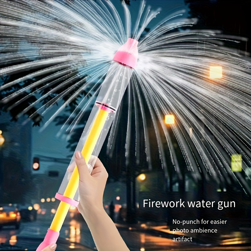Feuerwerk-Wasserpistolen – 4 Stück, Mit Pumpensystem, Für Pool, Strand & Partys