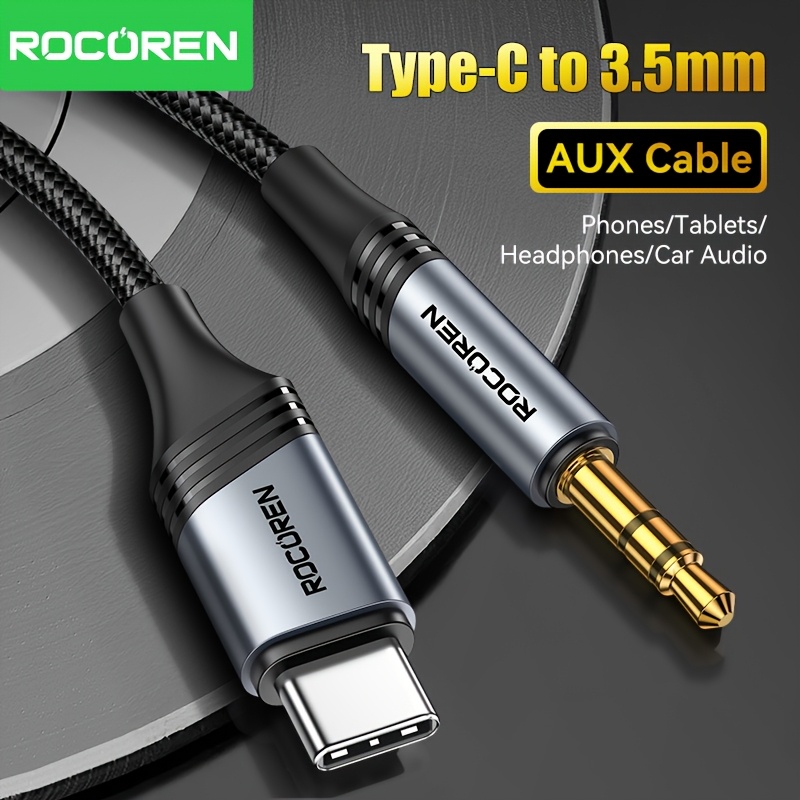 2 In 1 Type-C USB C To 3.5mm AUX Audio Headphone Jack Adapter Charger Cable New - Foto 12