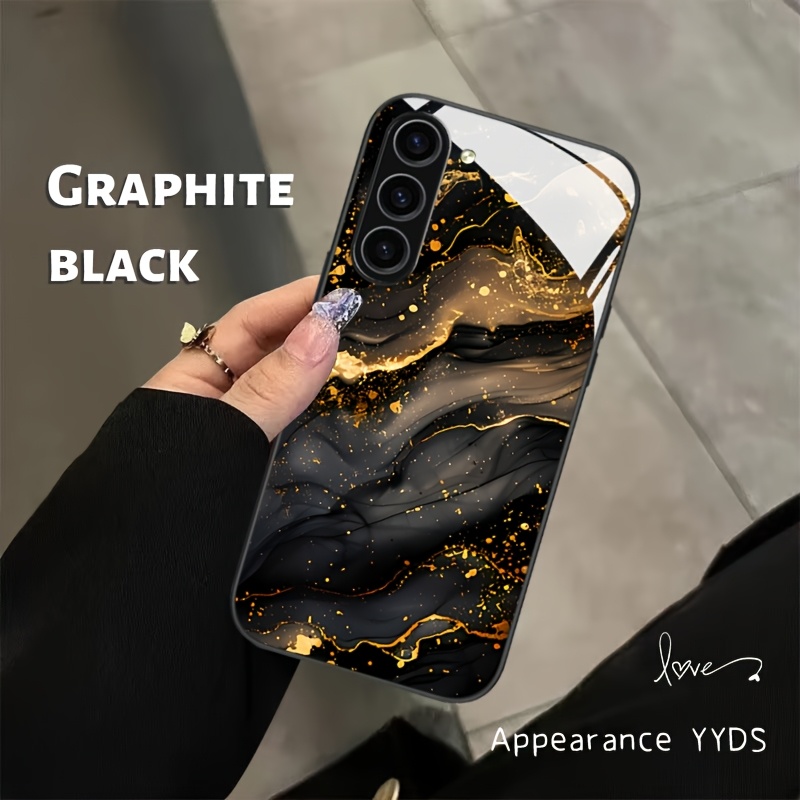 TEMU Phone Case: Quicksand Galaxy For Galaxy A//a16/a30/a50/a70/s22/s23/s24/s25 Series Hd Textured Drop-proof, Scratch-resistant, Wear-resistant