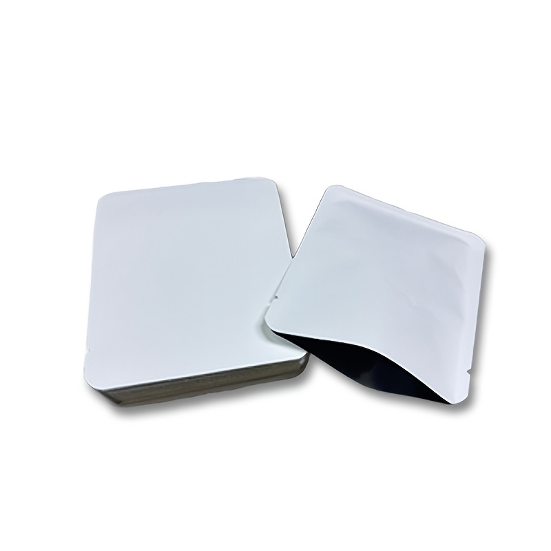 spot wholesale 100 white   paper foil packaging bags hanging ear bags self sealing bags outer white   paper   used to print logo disposable small packaging portable packaging bags new moisture proof self sealing bags