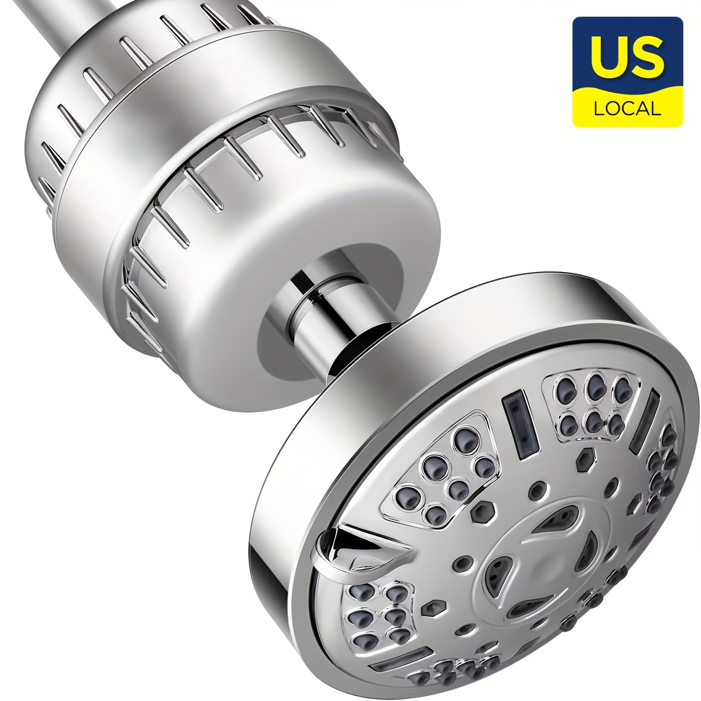 

9 Shower Head And 18 Shower Filter Combo, High Pressure Filtered Showerhead Shower Head, Hard Water Filter Showerhead For Hard Water For Remove Chlorine And Harmful