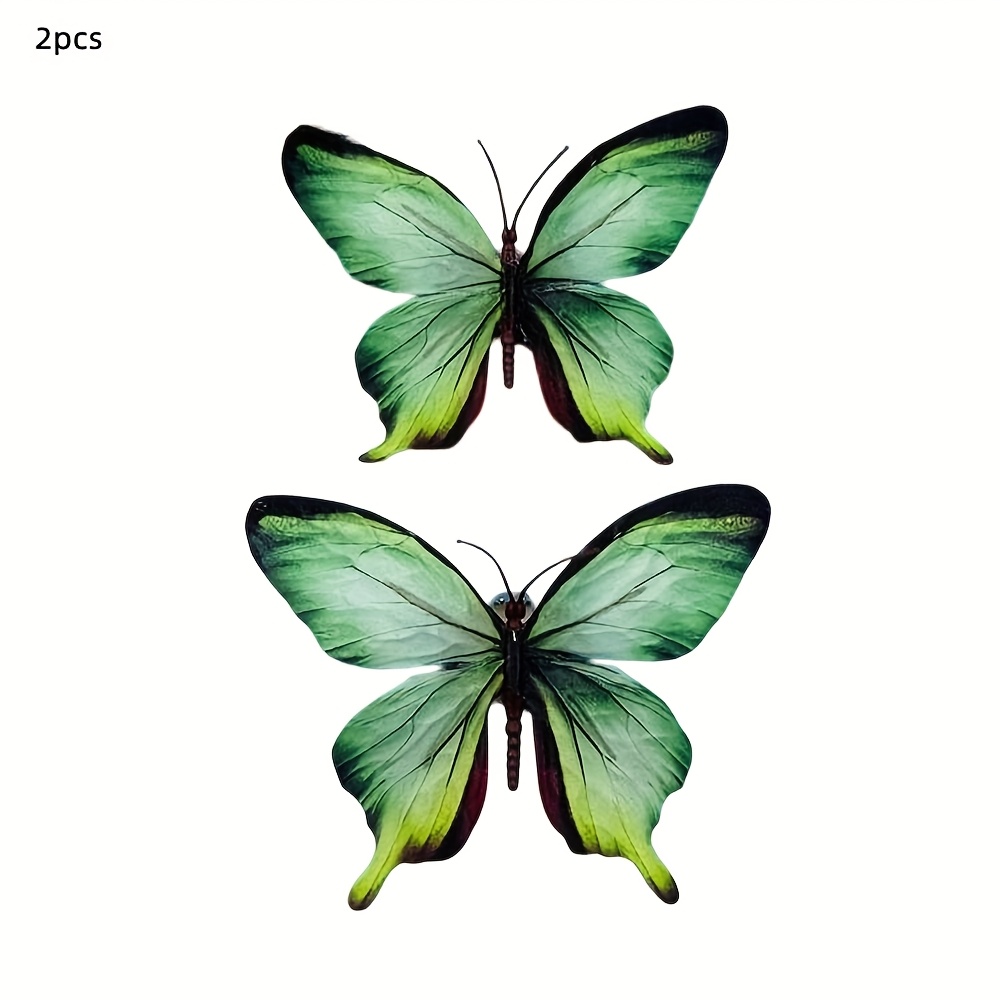 TEMU 2 stuks Kunstbloem Vlinder Schoenclips, DIY Schoenaccessoires Bevestigingen, Decoratieve Versieringen voor Hoeden, Schoenen, Tassen en