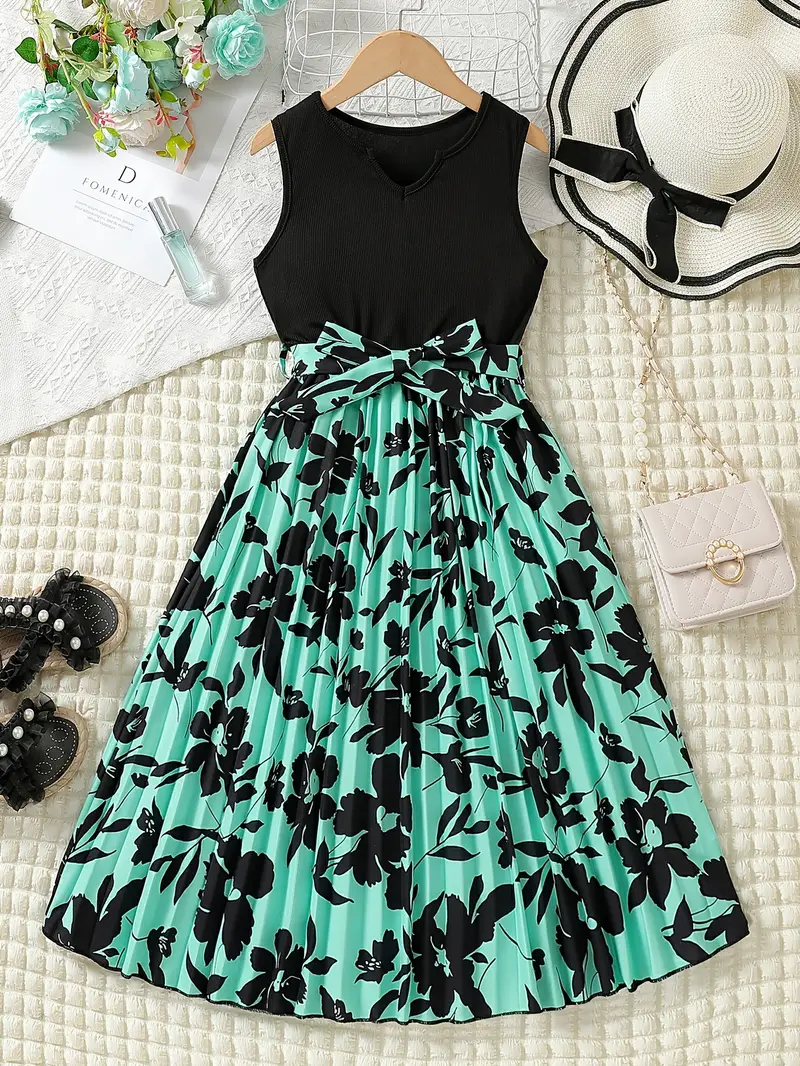 high scoring girls dress black puckered fabric top mint - Temu Mauritius high scoring girls dress black puckered fabric top mint - Temu Mauritius