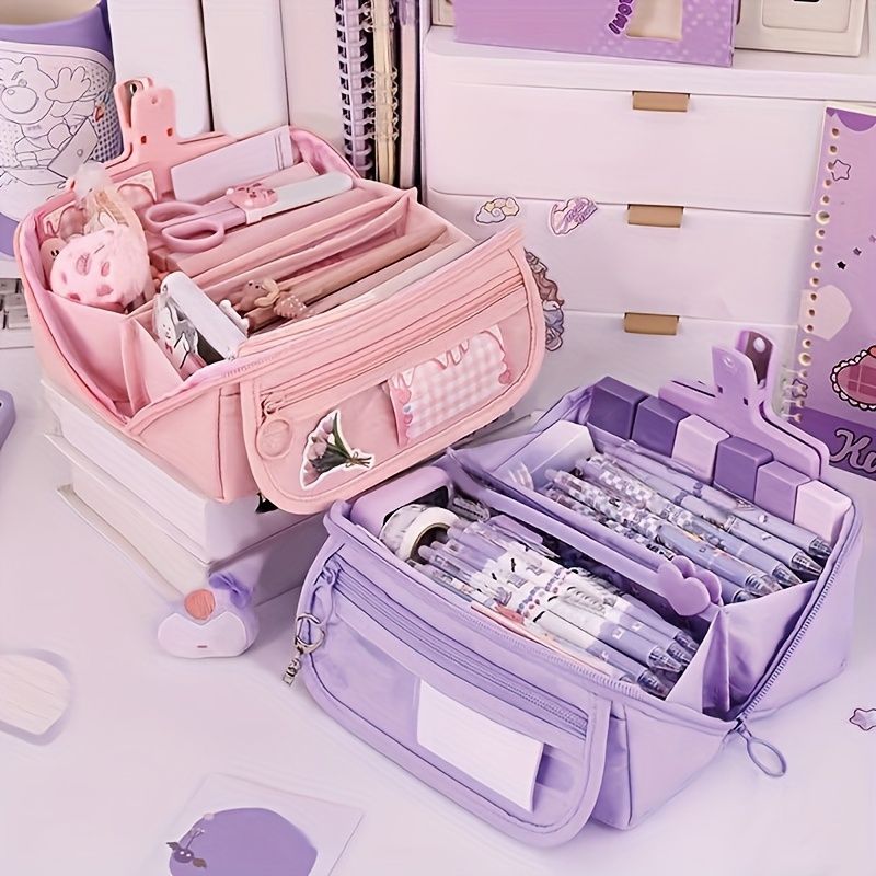 LHMTQVK Large Capacity Pencil Case Pencil Pouch Handheld...