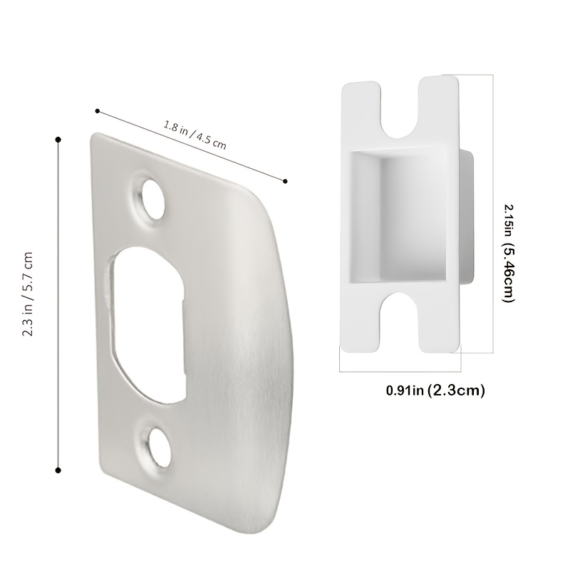 4pcs Door Latch Plate Set for Door Security