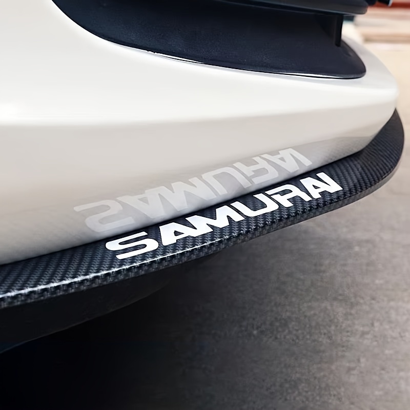 Protezione Battitacco Auto In Fibra Di Carbonio | Adesivo Antigraffio Universale | 5cm X 2.5m | Rosso - Foto 11