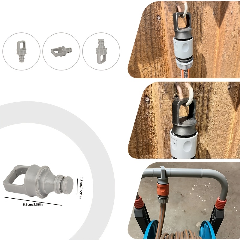 The End Cap (hook Version) Of Gardena Hose Connector - Perfect For Winter Storage Or Garage Cleaning - Can Prevent Dirt, Dust, Insects, And From Entering The Hose