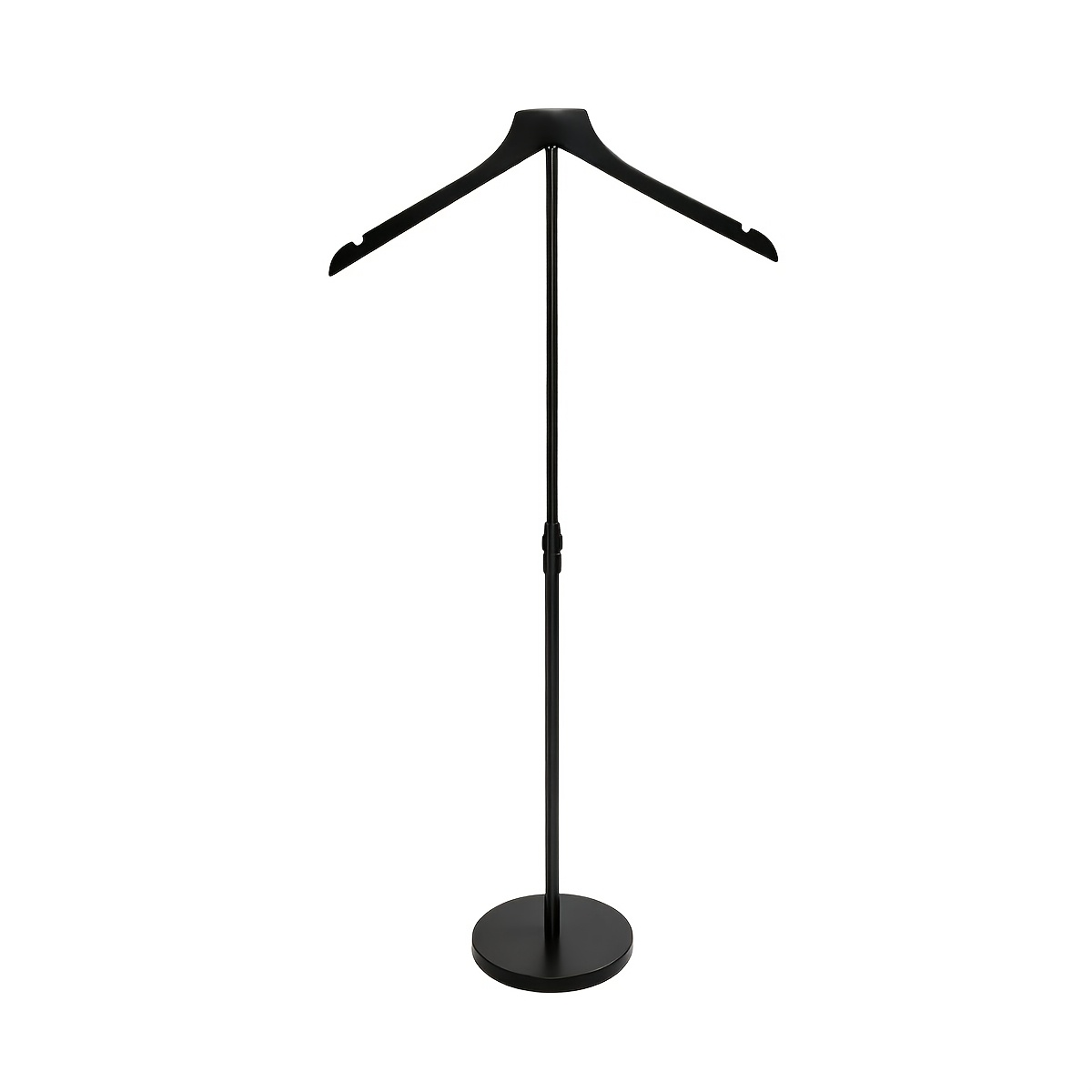 TEMU 1 Présentoir à vêtements réglable en hauteur avec cintre, Portant de présentation de vêtements commercial, Présentoir de mannequin télescopique,