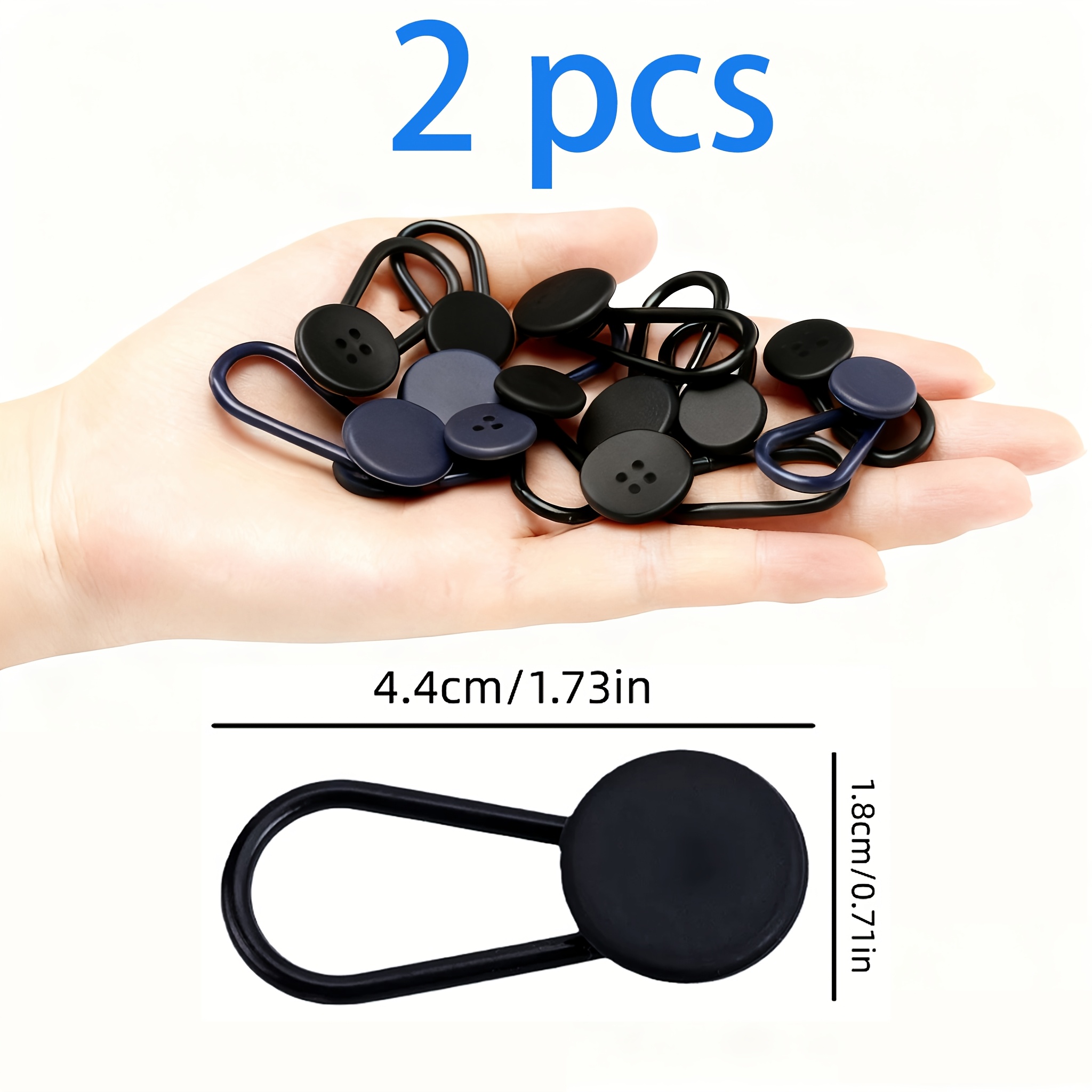TEMU 2pcs Waistband Button Extenders For Jeans, Maternity Pants, And Casual Pants, Waistband Button Expander | Waistband Adjuster | Postpartum