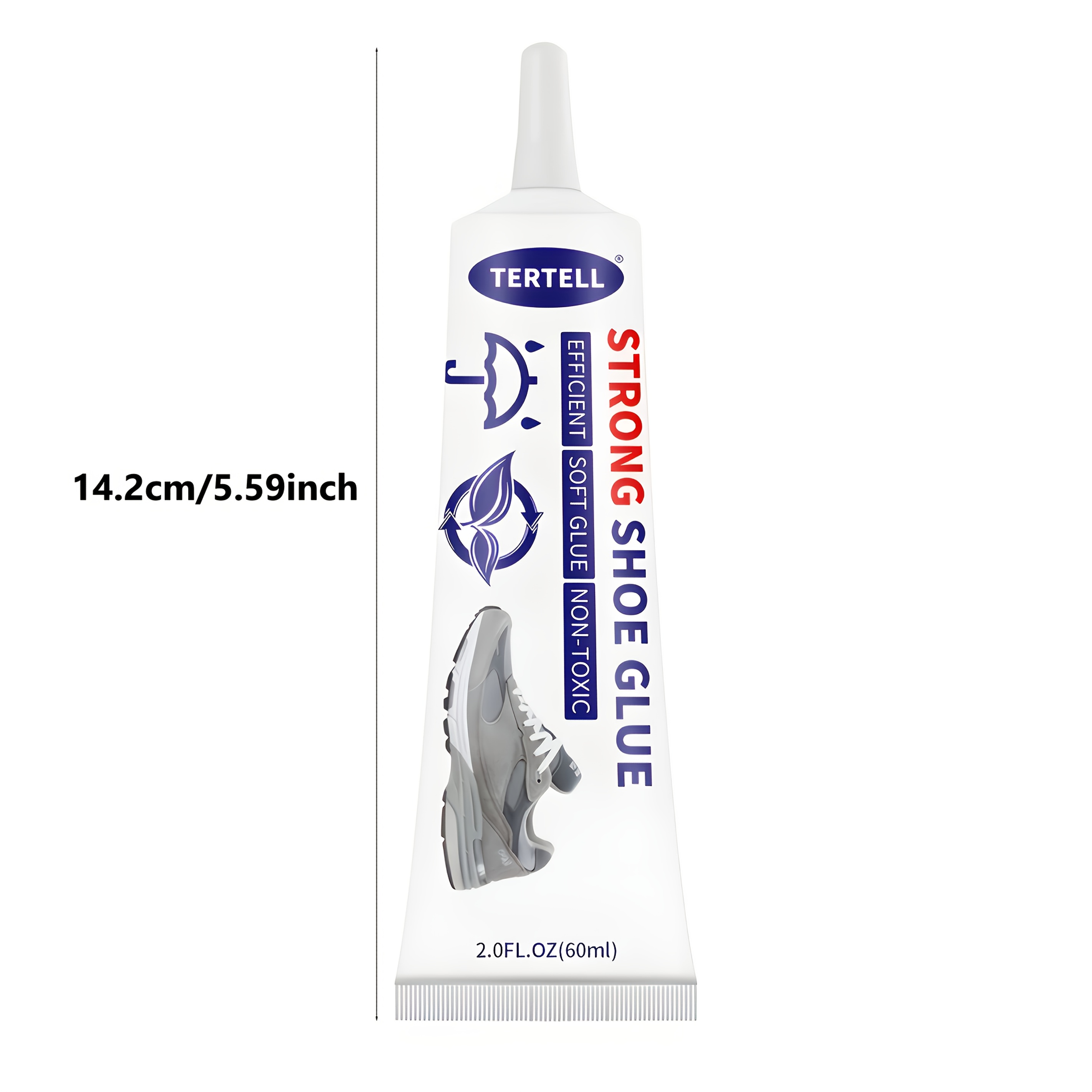 Tube De Colle à Chaussures 60 Ml - Multi-usages : Chaussures, Sacs, Bricolage - Neuf