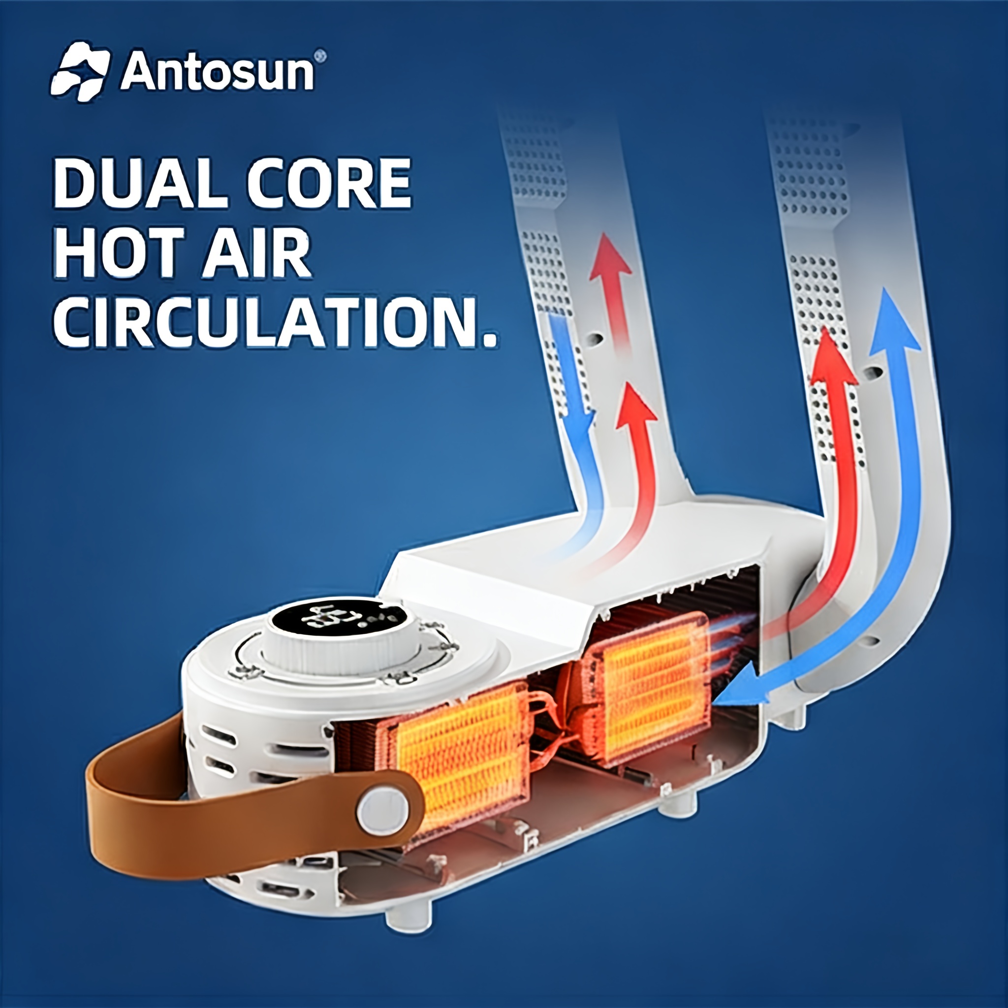 exclusive Antosun Footwear Dryer Odor Eliminator for Shoes, Equipped with Timer, Glove Dryer for Boxing, Collapsible, Suitable for Ski Boots, Socks, And Sneakers, Color: White, Without Battery 5 exclusive Antosun Footwear Dryer Odor Eliminator for Shoes, Equipped with Timer, Glove Dryer for Boxing, Collapsible, Suitable for Ski Boots, Socks, And Sneakers, Color: White, Without Battery - Image 5