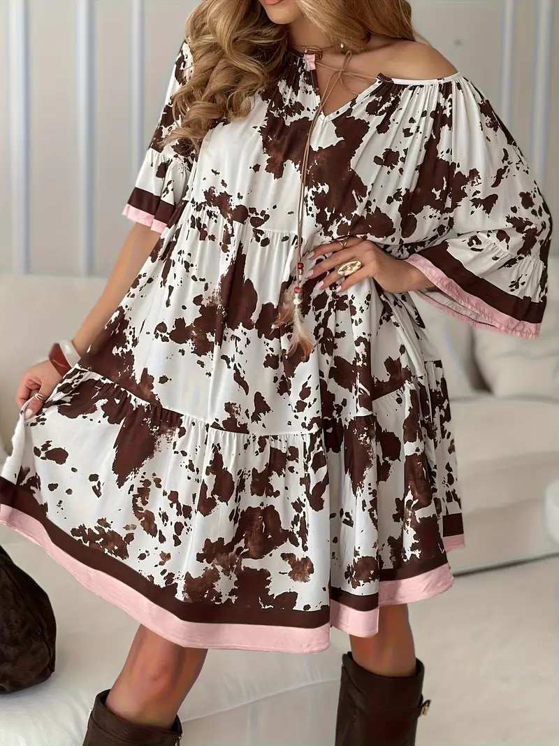 brown embroidered rose dress temu embroidered women dress sold on Temu United States