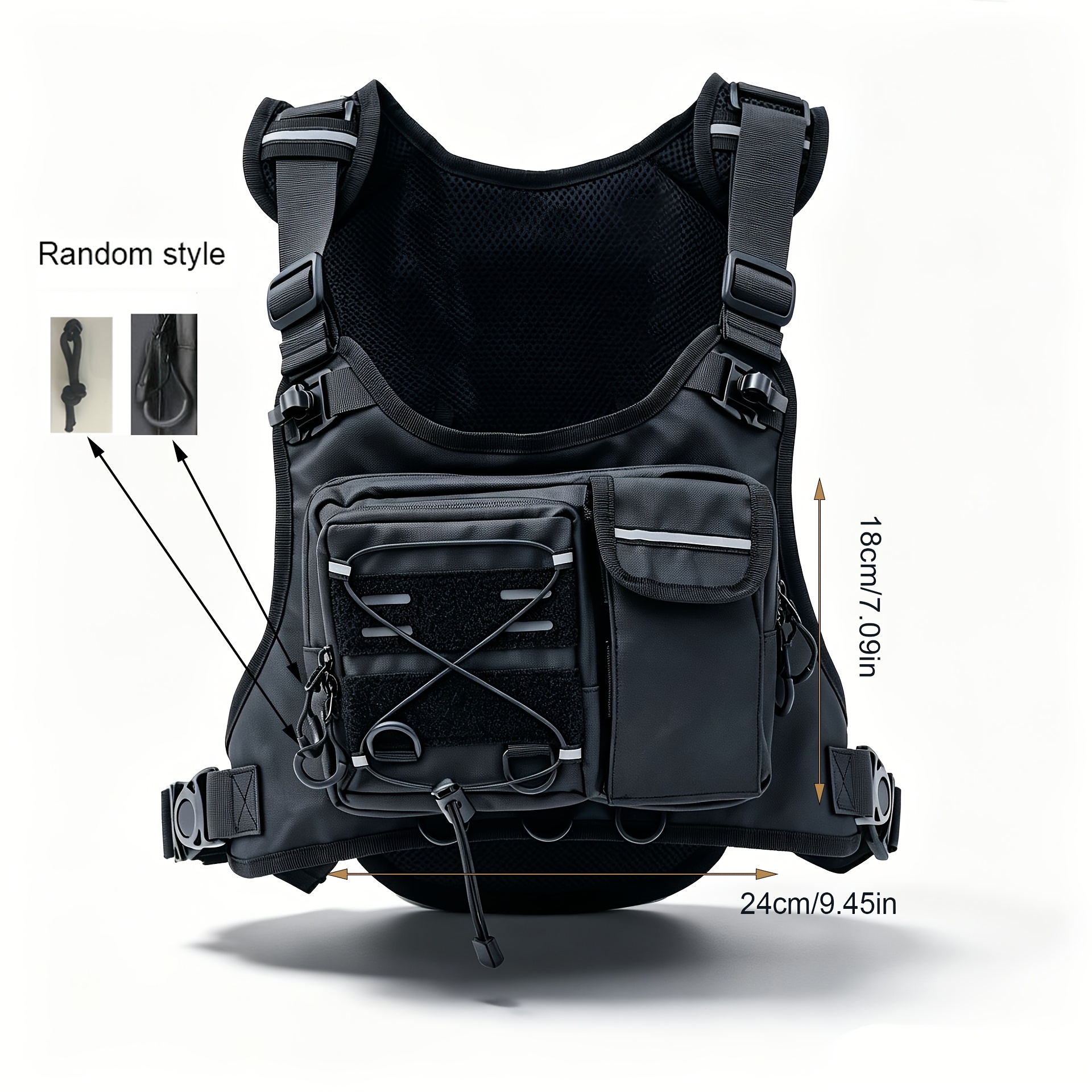 Tactical Chest Pack, Multi-Functional Off-Road Running Bag