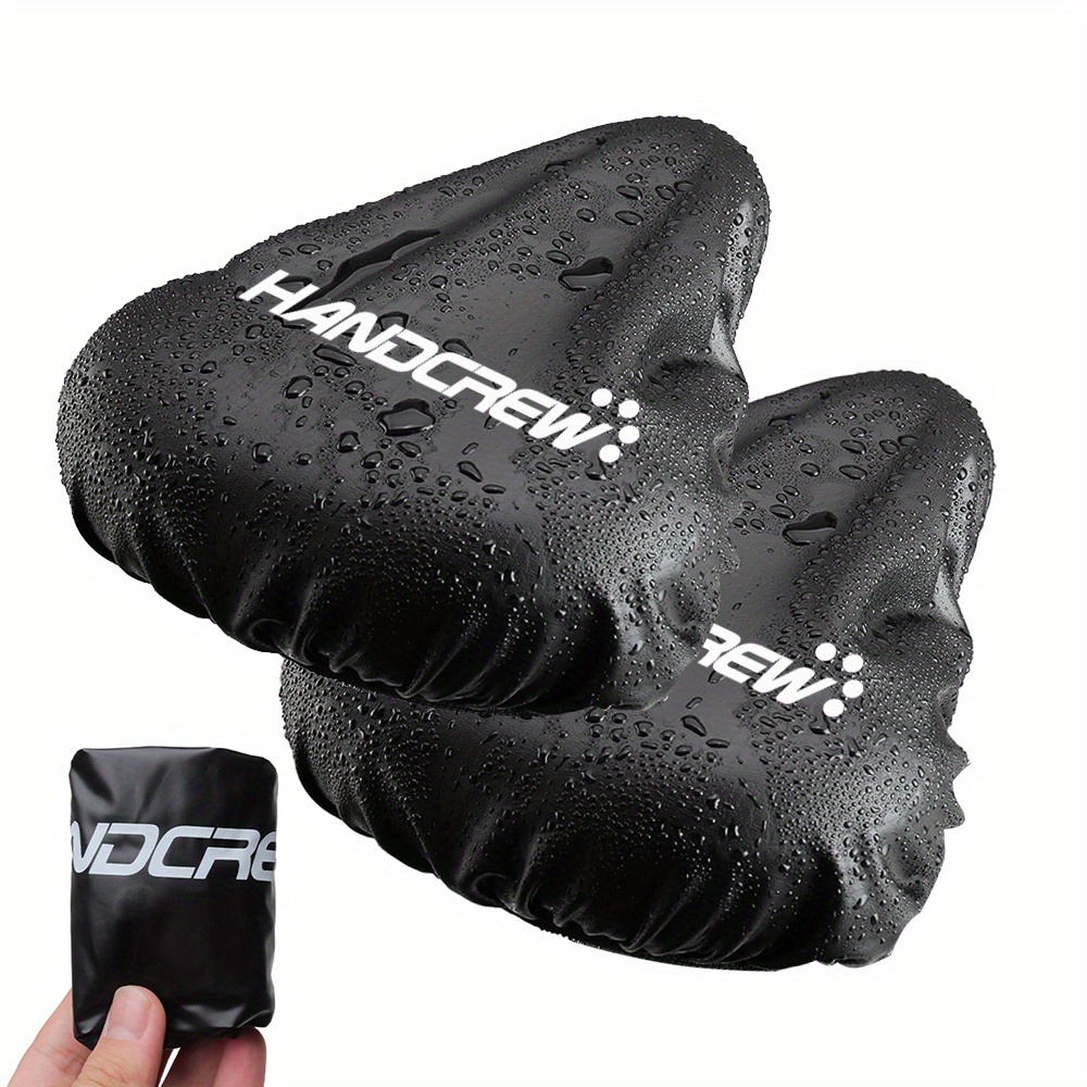 Image of 1/2pcs Bicycle Seat Cover Protection Unisex Your Bike Seat Dry And Clean - A Perfect Gift For Mountain Bike Road Bike With Protective Rain Dustproof Cover