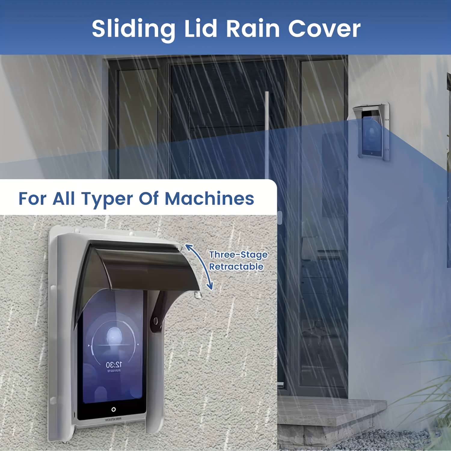 Plastic Doorbell Rain Cover for Protection