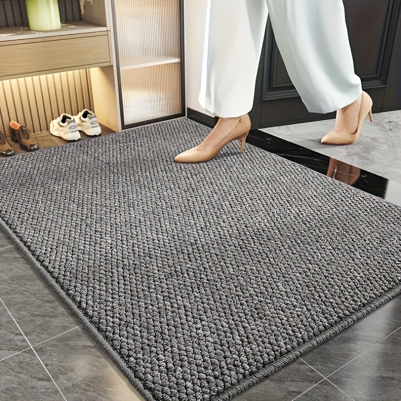 1pc   material door mat soft thickened washable easy clean comfortable non slip entrance rug home   mat bedroom   mat suitable for entrance hallway closet kitchen bathroom bedroom study living room
