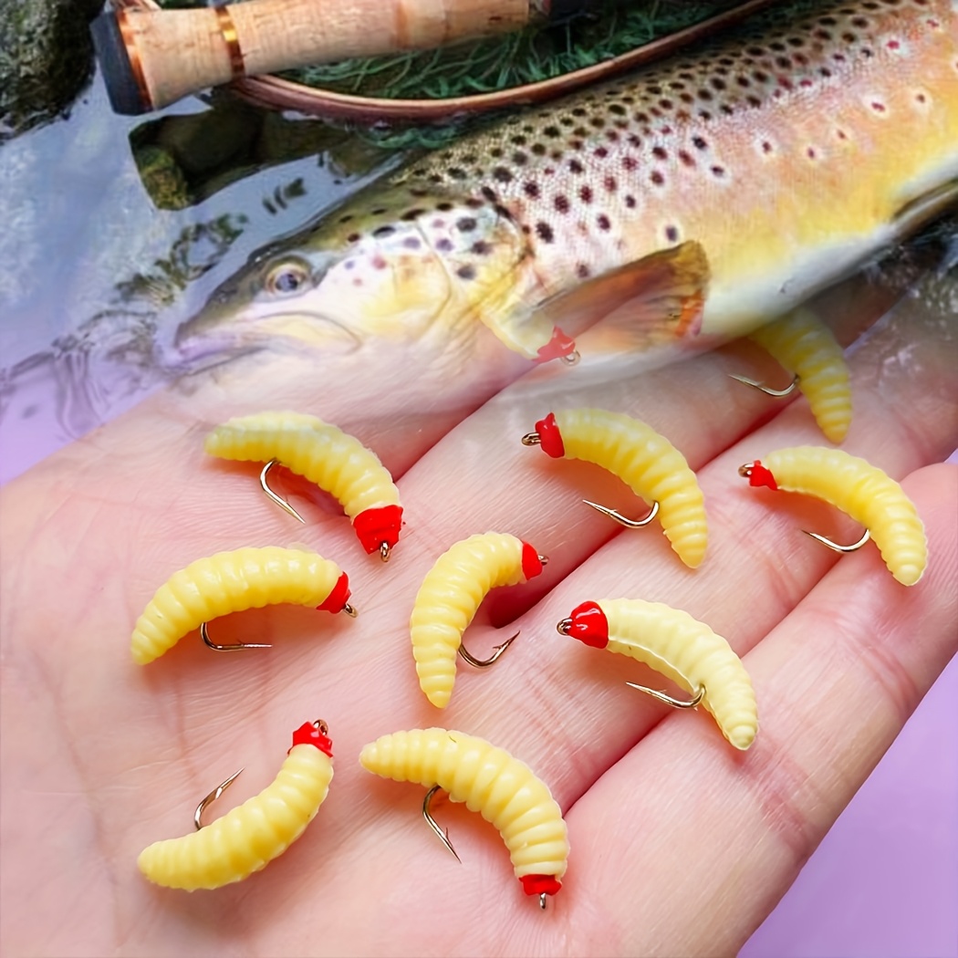 fly fishing wet flies bait soft maggot fly fishing wet trout
