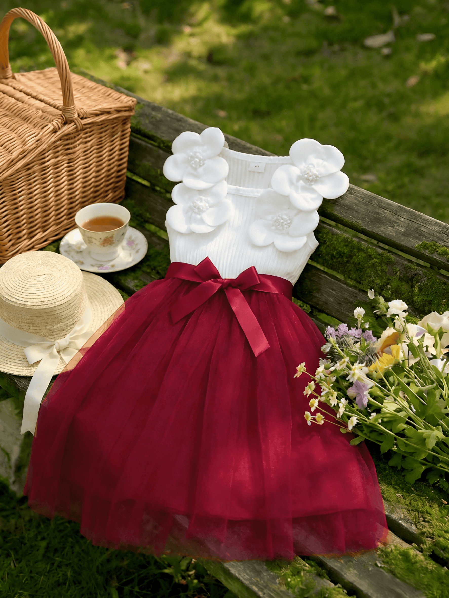 city triangles burgundy dress Masquerade Purple Tutu Dress