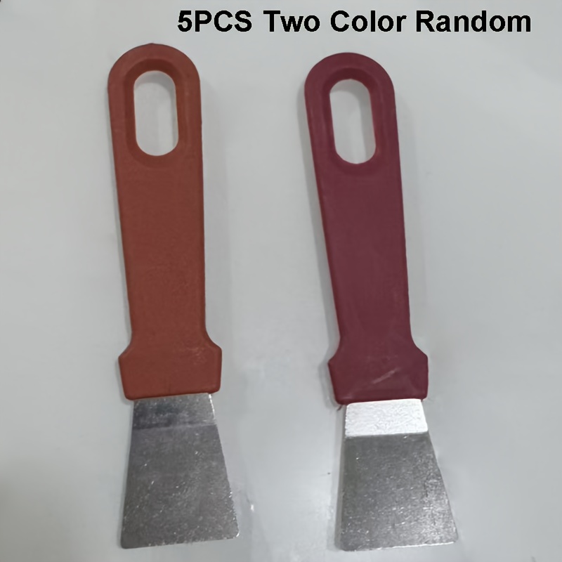 Image of 5pcs Color Random Kitchen Spatula Multifunctional Cleaning Shovel Range Hood Shovel Oil Degreasing Tool Refrigerator Defrosting Ice Shovel Housekeeping Cleaning Tools