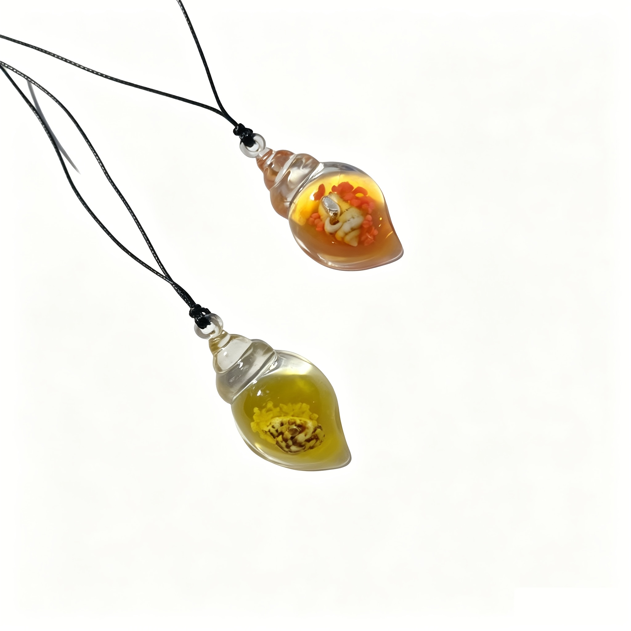 2pc Glow Seashell Necklaces, Romantic Nighttime Essentials