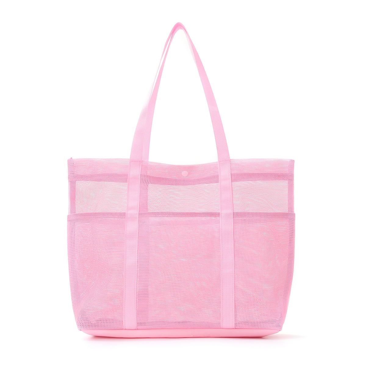 TEMU Large Capacity Beach Bag With Pockets, Women's Beach Tote Bag, Large Foldable Mesh Swimming Pool Travel Bag - , Openwork Beach Tote Bag, Casual
