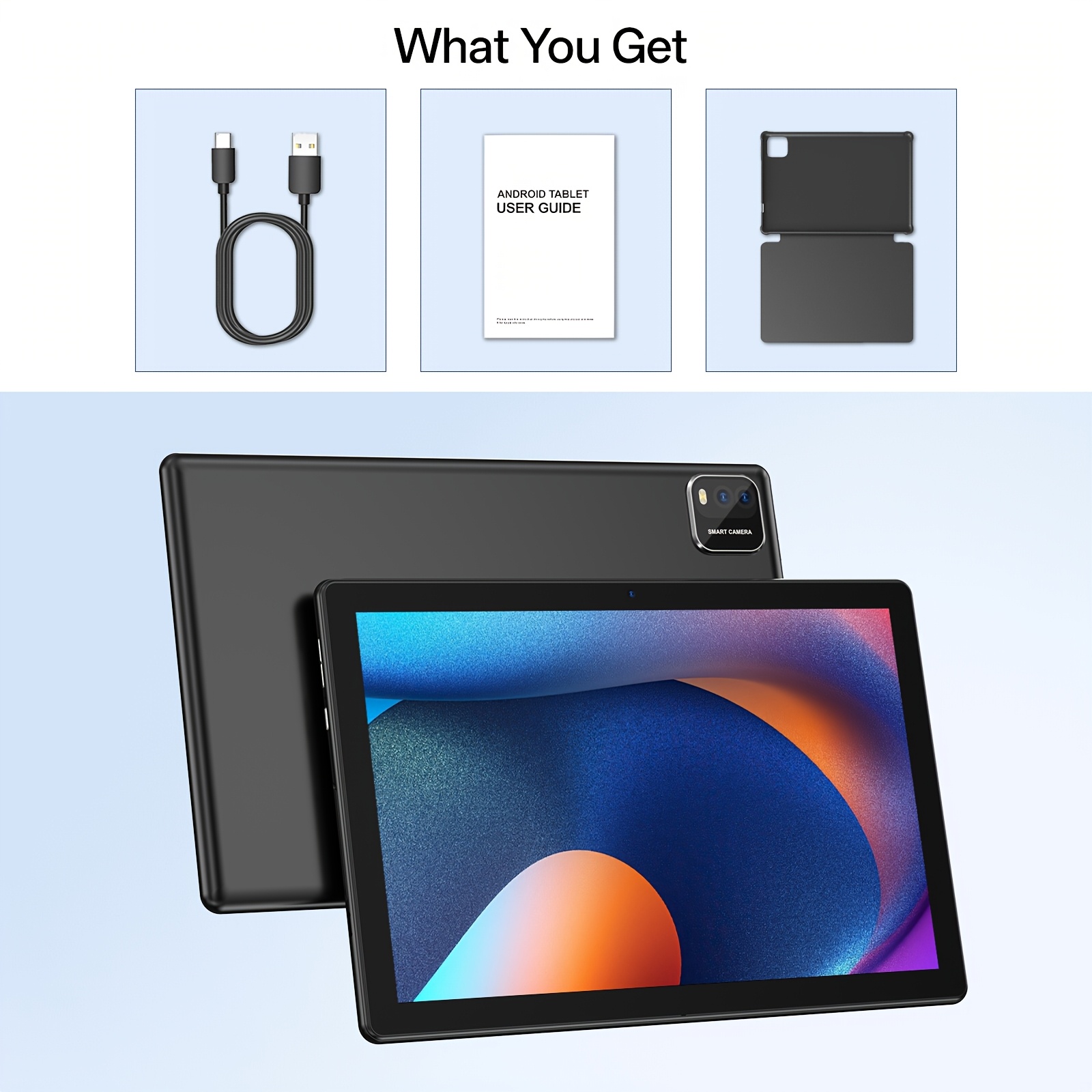 Image of 15 System Tablet, 10-inch Tablet With Keyboard, 12 (3+9) Gb + 64gb Storage, Supports 1tb Expansion, -core Processor, 5g Wifi Network, 6000 Mah Battery, Dual Cameras Of 2mp + 8mp, Tablet, Pad