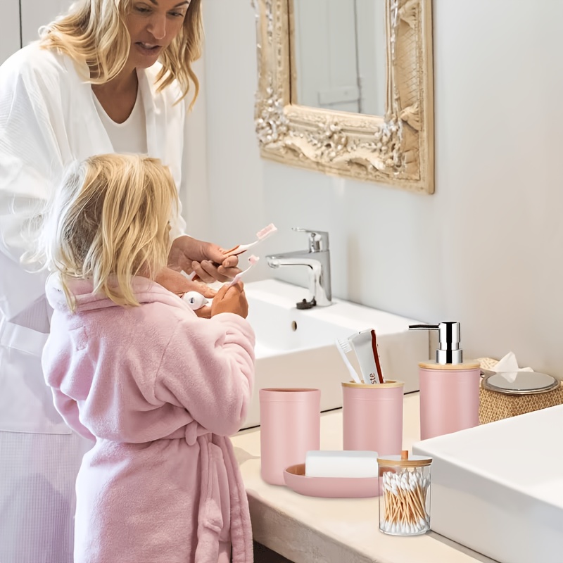 9pcs Bathroom Accessory Set, Complete Bath Essentials