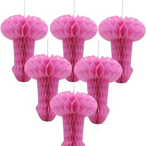 bachelorette party decorations pink honeycomb ball hanging chains easy to hang party decor for bridal showers girls nights lightweight paper party decorations for tables walls ceiling no electricity needed wedding decorations halloween