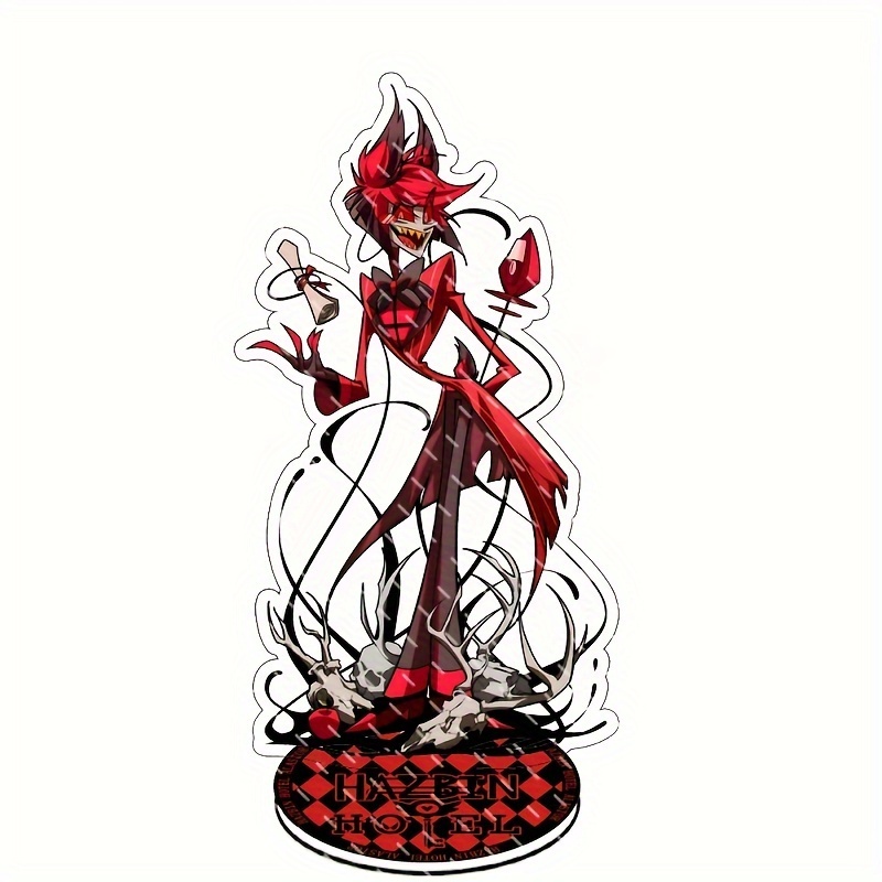 * Alastor Acrylic * - Collectible Character Display Card, Durable Acrylic Material, Vibrant Print, Standing Desk Decor, Official Fan