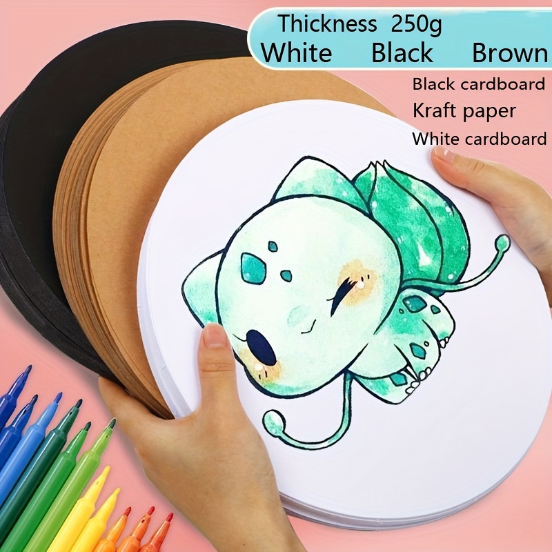 A4 White Cardboard Painting Paper Handmade Board Hand - Temu