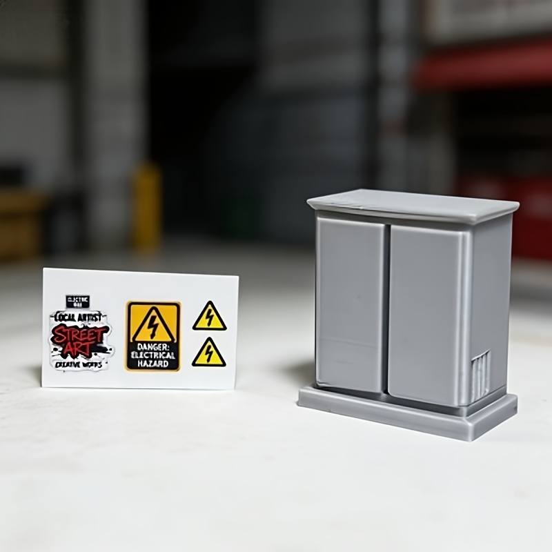 Distribution Box Model 1:64 Scale Plastic Electrical Control Box