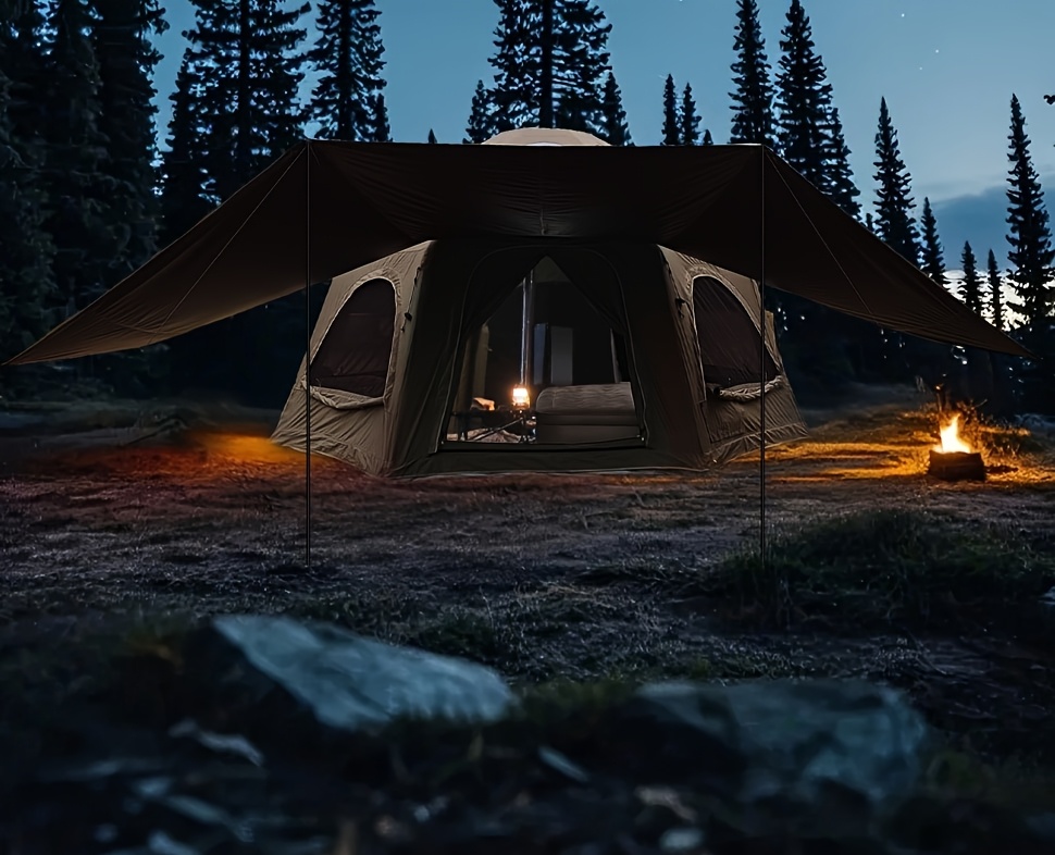 spherical inflatable camping tent   tent with inflatable pump and windproof suitable for year round camping Product details 7