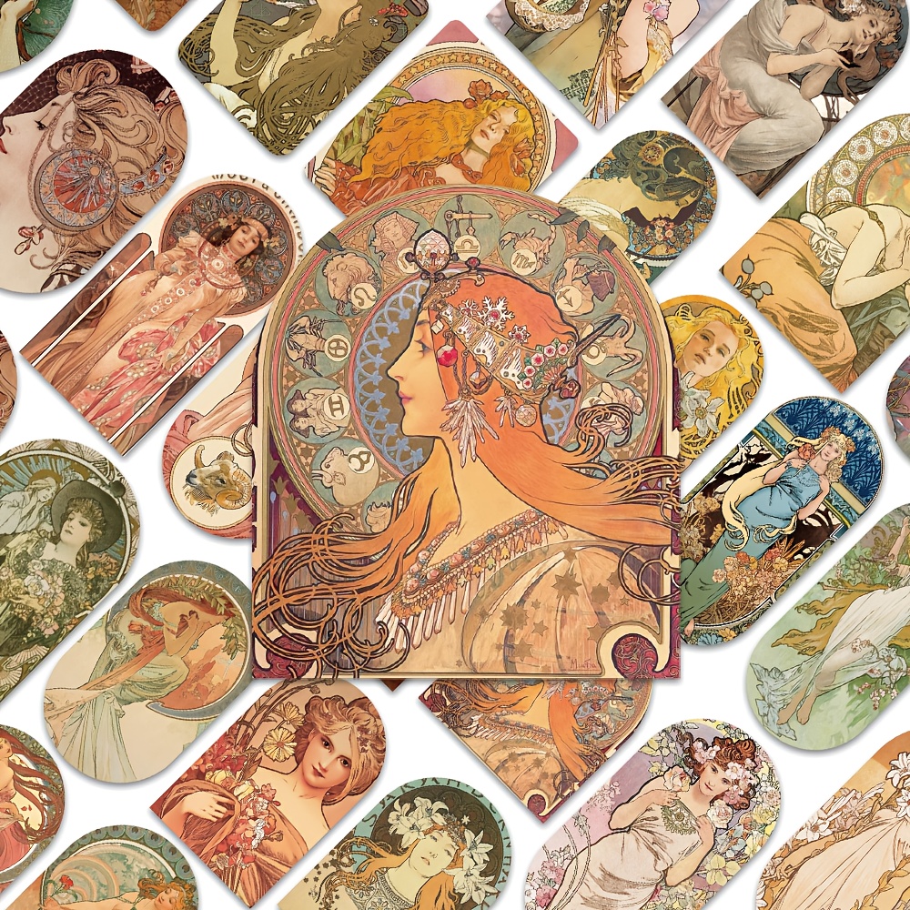 

60pcs Art Painting Luggage Laptop Decoration Diy