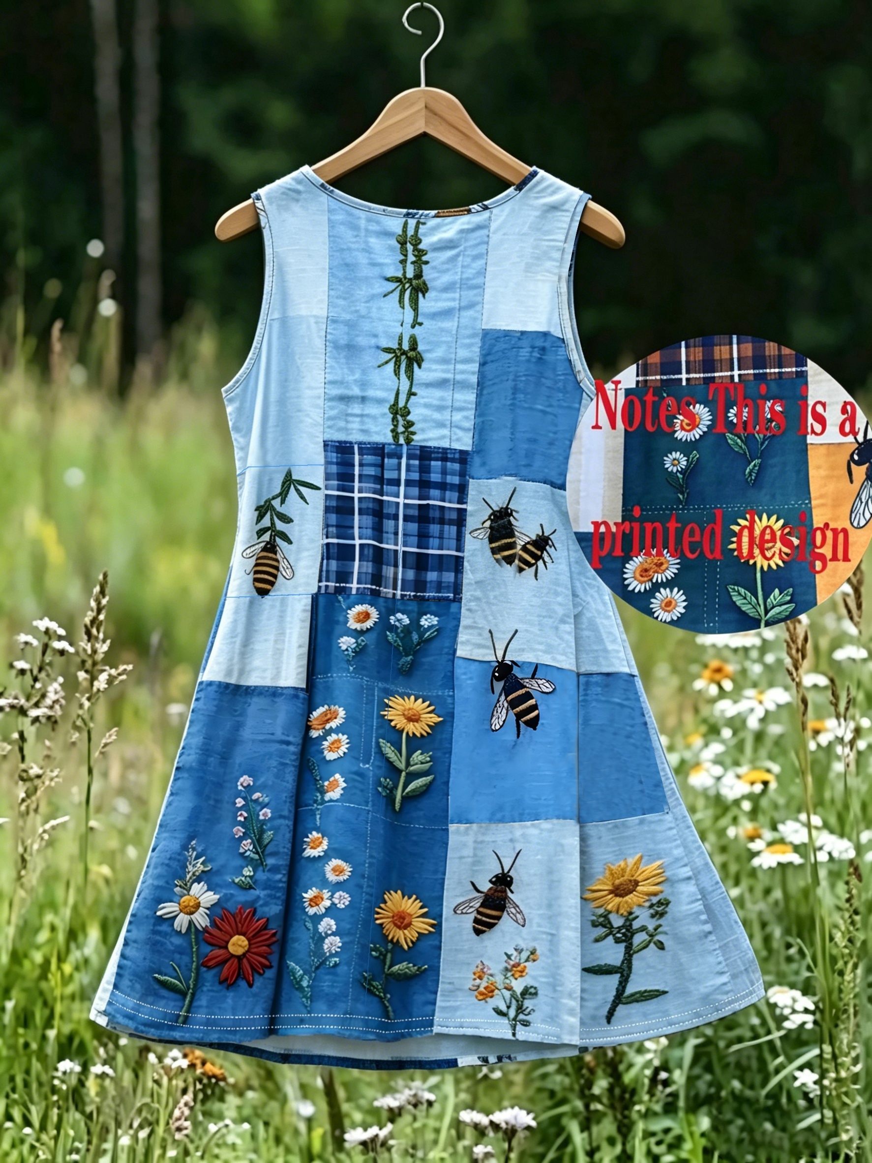 plus size plus size plus size womens vintage   floral sleeveless dress colorful sunflower and   casual summer vest dress