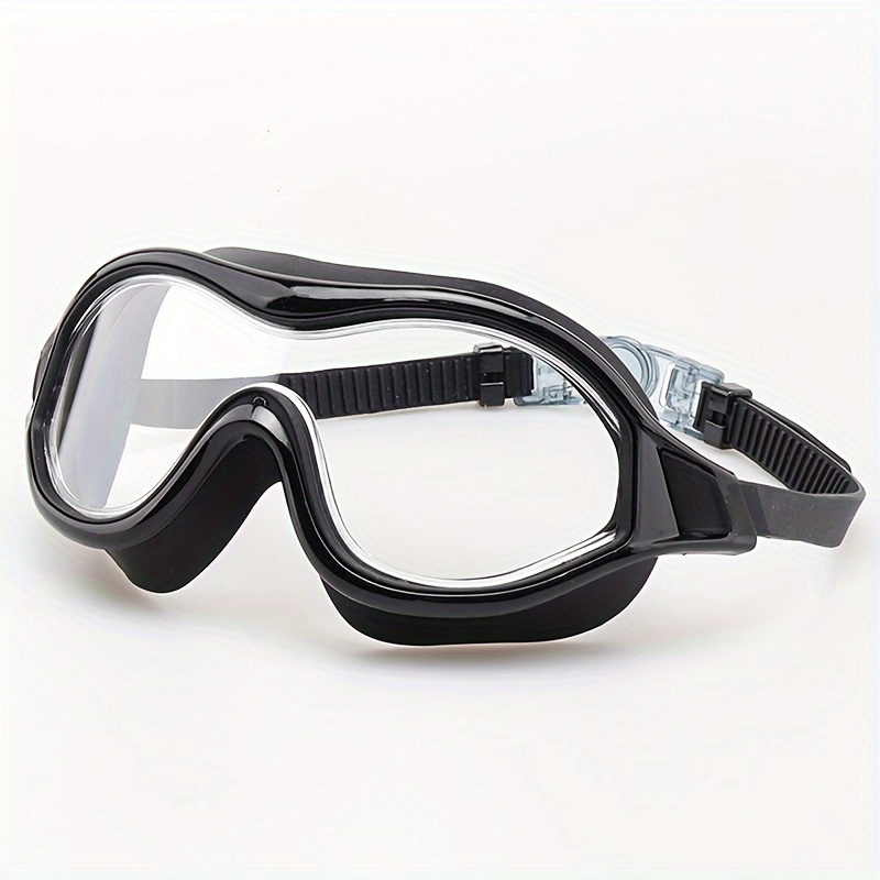 TEMU Adult Unisex Large Frame Swimming Goggles, Swim Glasses, Swimming Gear