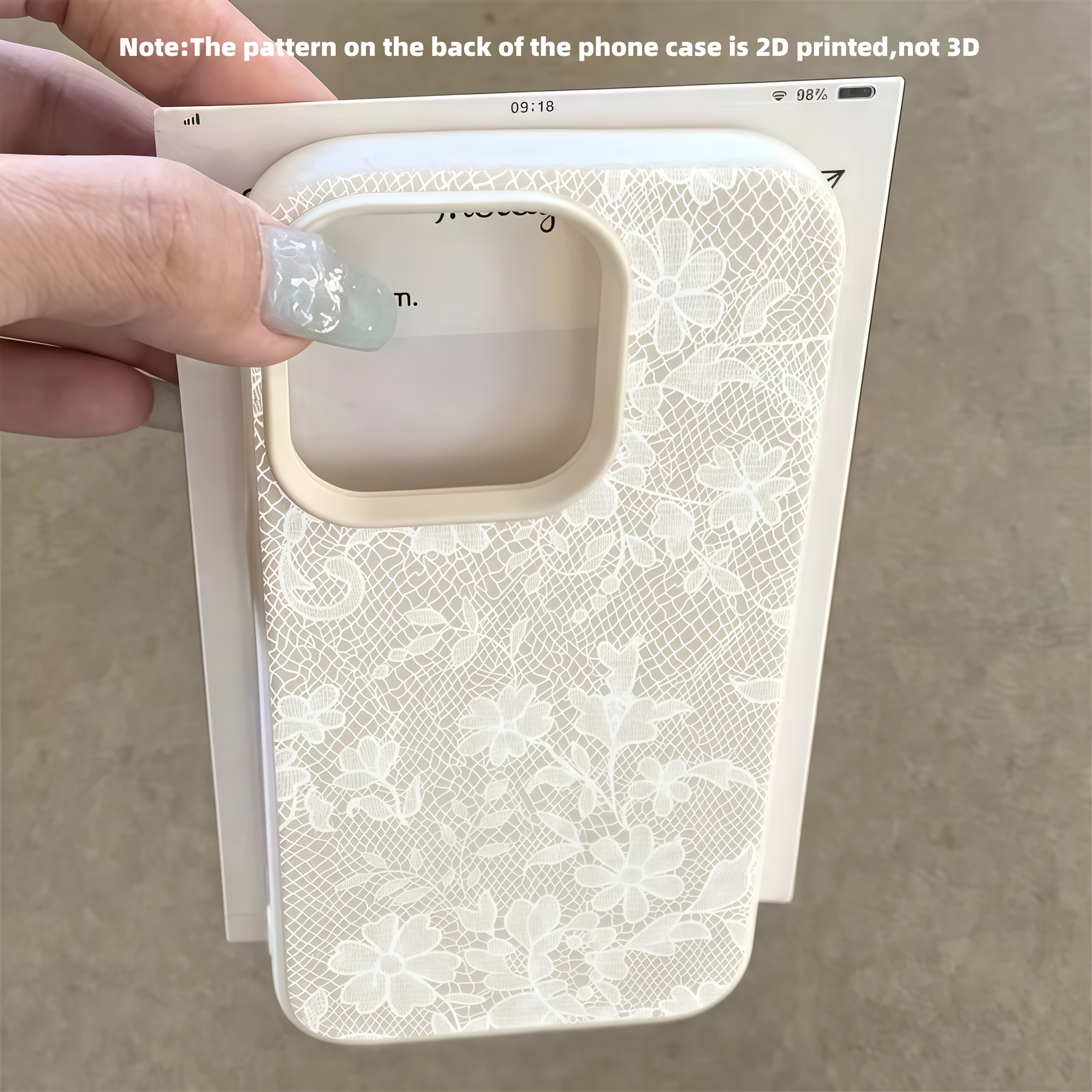   para teléfono - 1pc nueva     con diseño de encaje 2d, diseño de marca moderno,   de   completa en tpu, adecuada para iphone 17 16 15 14 13 12 11 pro   x xs xr 8 7 plus
