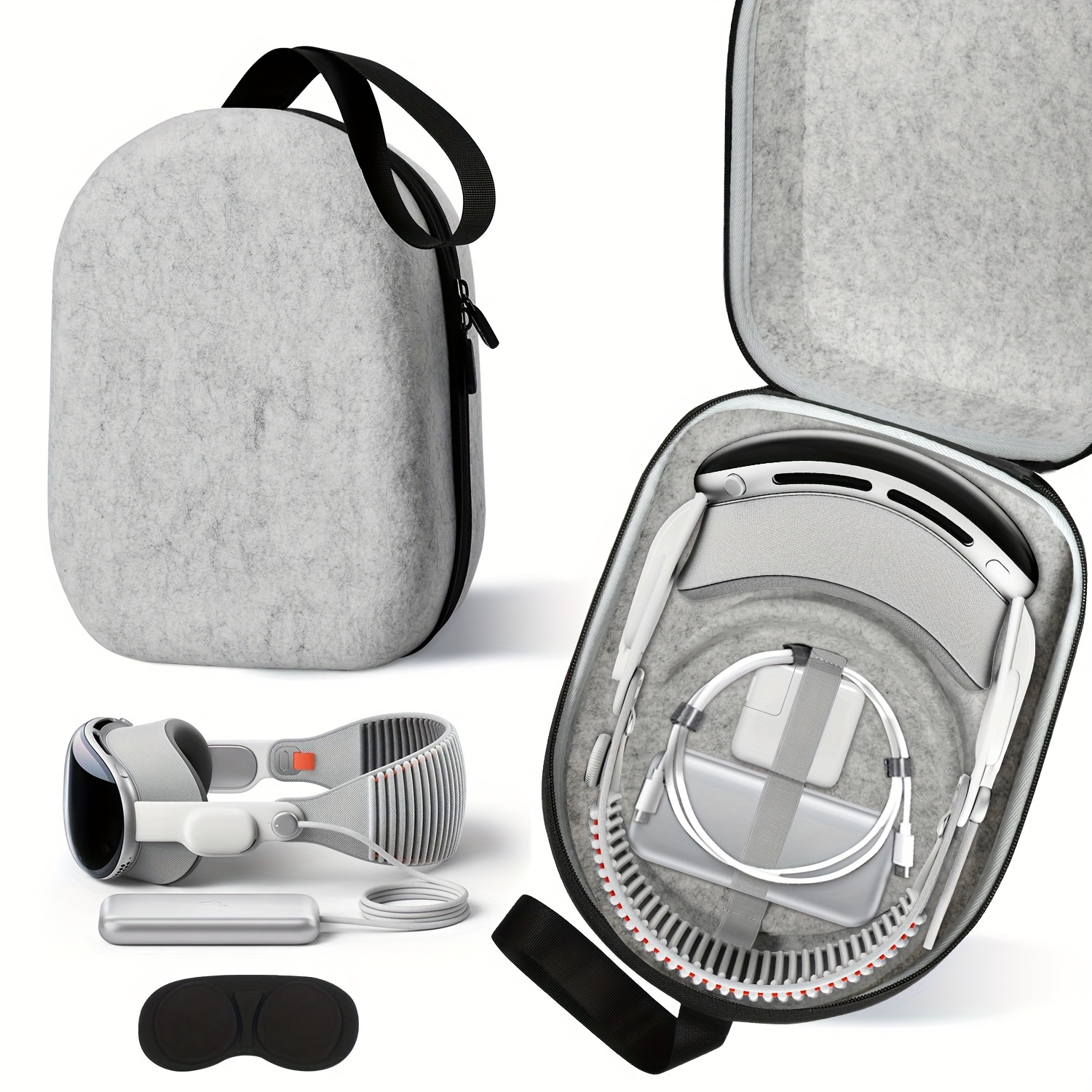 Carrying Case Compatible Vision Pro Accessories - Temu Canada